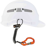 Ergodyne Coiled Lanyard,Black,For Harness 3156