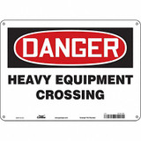 Condor Safety Sign,10 inx14 in,Aluminum  476L06