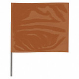 Sim Supply Marking Flag, 15", Brown,PVC,PK100  2315BRN-200