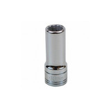 Sk Professional Tools Socket, Steel, Chrome, 10 mm 8430