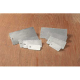 See All Industries Blank Tag,Alum,3in H,5in W,Silver,PK25 TUF-G46