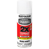 Rust-Oleum Acrylic Enamel,Gloss White,PK6  271919