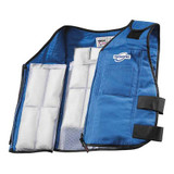 Techniche Cooling Vest,Blue,5 to 10 hr.,2XL 6626-BLUE2XL