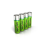 Rayovac Rechargeable Battery,AA,1.2VDC,PK4 LD7154