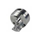 Ruland Curved Jaw Coupling Hub,1/4",Aluminum JC16-4-A