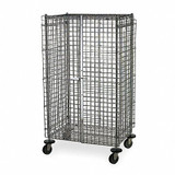 Metro Wire Security Cart,900 lb.,36 In. L 3W570