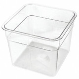Crestware Food Storage Container,7 1/4 in L,Clear SQC4