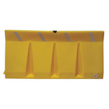 Sim Supply Polycade Traffic Barrier,34inH  TB-6-14