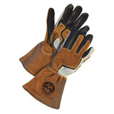 Bdg Welding Gloves,S,Gauntlet 60-9-1942-S