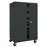 Sandusky Lee Storage Cabinet,78"x46"x24",Black,2Shlv TA4R462472-09