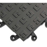 Wearwell Antifatigue Tiles,Black,18" x 18",PK10 562