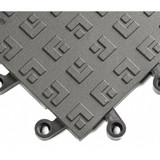 Wearwell Antifatigue Tiles,Charcol,18" x 18",PK10 566