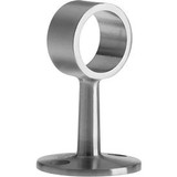 Lavi Industries Flush Center Post for 1"" Tubing Satin Stainless Steel