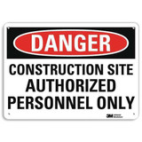 Lyle Danger Sign,10 in x 14 in,Aluminum U3-1248-RA_14X10