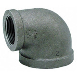 Anvil Elbow,90, Malleable Iron, 2 x 1 1/4 in 0311010409