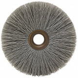 Brush Research Manufacturing Wheel Brush,4 in. dia.,0.012 in.Wire CY4600AO