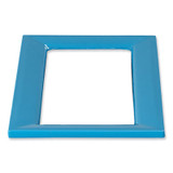 Safco® Mixx Recycling Center Lid, 9.87w x 19.87d x 0.62h, Blue 9450BU