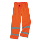 ergodyne® GloWear 8915 Class E Hi-Vis Rain Pants, Large, Orange 24414