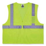 ergodyne® VEST,8256Z CLASS 2,LIME,L 21575