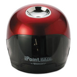 Westcott IPoint Ball Battery Sharpener,Red/Black 15570