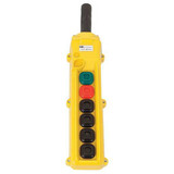 Kh Industries PendantCntrlStation,DeadEnd,6Buttn,Ylw CPH06-B2D-000A