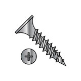 Manufacturer Varies Drywall Screws,8-15X2 1/2",Phil,PK2000 0840YPG
