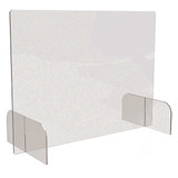 Deflecto Sneeze Guard,Polycarbonate,Clear,PK2 PBCTPC3123B