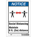 Condor Social Distancing  Sign HWN818T1007