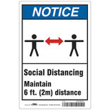 Condor Social Distancing  Sign HWN818A1410