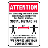Condor Safety Sign, 14x10 56JU66