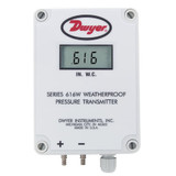 Dwyer Instruments Differential Transmitter, 0 to 25 in wc 616KD-07