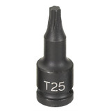 Grey Pneumatic Socket,T25,1/4"D,Int Impact,Trx 925T
