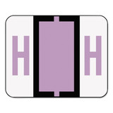 Smead Label,Alphabetic,Color-Coded,H,Lavender 67078