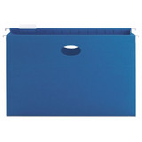 Smead Hanging Pocket Folder,Blue,PK25 64370