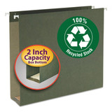 Smead Folder,Hanging,BoxBottom,Green,PK25 65090