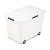 Advantus Storage Box,Letter/Legal,15-gal.,Clear 34009