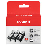 Canon Cartridge,Pgi-220,3Pk,Black,PK3 2945B004