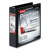 Cardinal Binder,Easy Open,D,Clear View,2",Black 10321