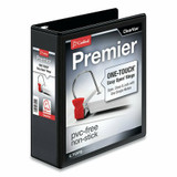 Cardinal Binder,Easy Open,D,Clear View,3",Black 10331