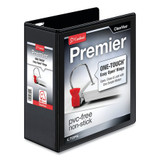 Cardinal Binder,Easy Open,D,Clear View,4",Black 10341