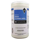 Tough Guy Green Cleaning Wipes,10 1/2"x6",50ct,PK6 22CK44