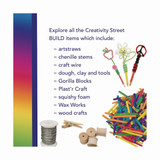 Chenille Kraft Natural Wood Jumbo Craft Sticks,6",PK500 3776-01