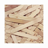 Chenille Kraft Natural Wood Jumbo Craft Sticks,6",PK500 3776-01