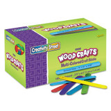 Chenille Kraft Wood Colored Craft Sticks,4-1/2",PK1000 3775-02