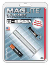 Maglite Industrial Mini Flashlight,Incand,Silver K3A106K
