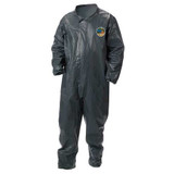 Lakeland Collared Coverall,Elastic,Gray,4XL LS51110-4X