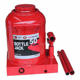 American Forge & Foundry Bottle Jack,50 ton,Max Lift 16 5/8" H 3650