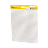 Post-It Pad,Easel,25"x30",Grid,White,PK2 560
