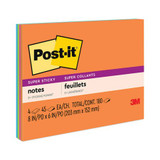 Post-It Pad,Easel,8"X6",Ast,PK4 6845-SSP