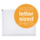 Globe-Weis Envelope,Zipper,Sideopen,Clear,PK5 84190